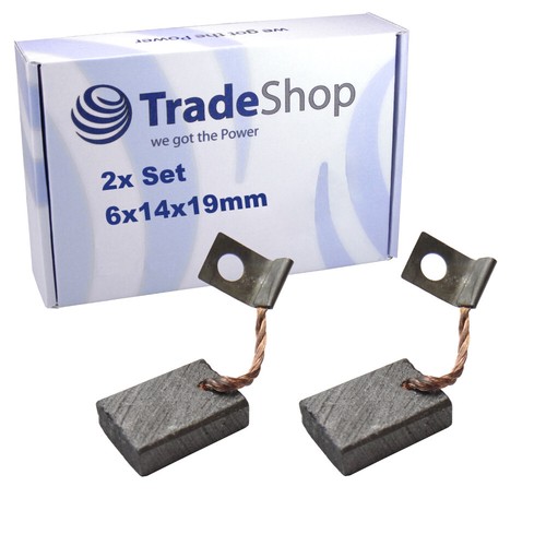 Kohlebürsten 6x14x19mm - 2x,